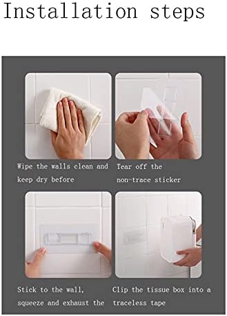 KLHHG vodootporni toaletni papir Držač papirnati ručnici Držač zidna u kupaonici polica za odlaganje kutije za pošiljka za prenosiv toalet