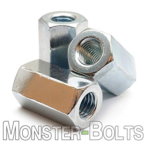 MonsterBolts-M8 spojne matice, DIN 6334, cink CR+3, 50 pakovanje