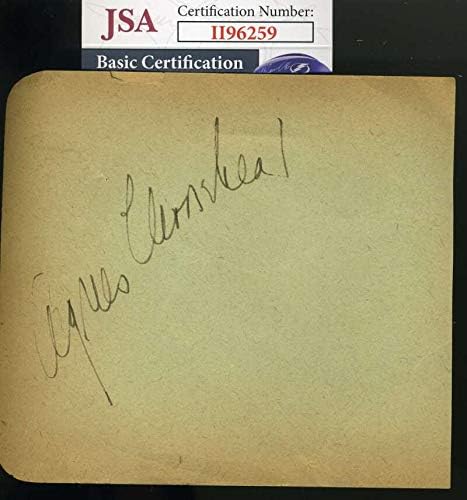 Agnes Moorehead JSA Coa potpisao 1940 Album Page autogram