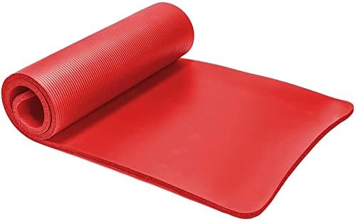 Vandue Extra Thick 1/2 Exercise Yoga Mat sa trakom za nošenje-neklizajući, pjenasti jastuk otporan na vlagu za Pilates-podrška za istezanje & amp; fizikalna terapija - 72 x 24 x 1/2