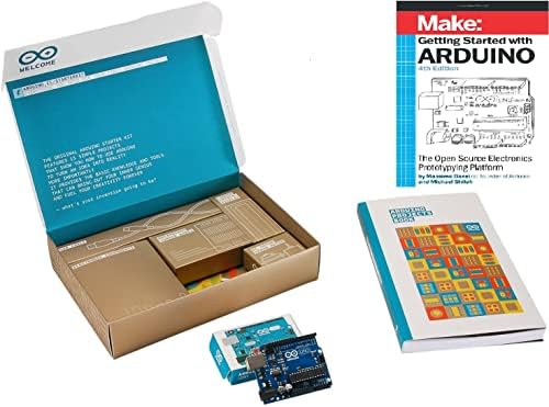 Arduino Službeni paket Starter Kit Deluxe sa Make: Prvi koraci Otvoreni izvorni elektronički prototiping platforma 3. izdanje knjiga