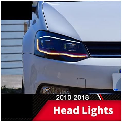 Glava lampa kompatibilna s VW polo od 2010-2018 Polo farovi za maglu za maglu DRV LIGHT DRL H7 LED BI XENON pribor za žarulje