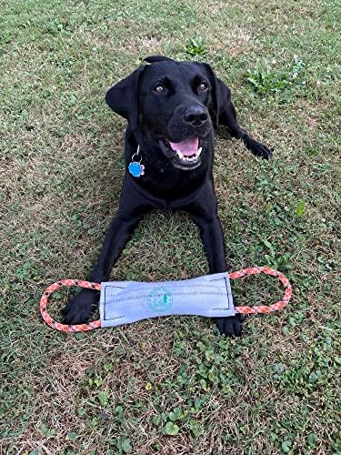 Rock-N-spasio crevo kućne igračke za kućne ljubimce, autentične reciklirane konopske i izdržljive uže za pse za trening i igranje, velike boje mogu varirati