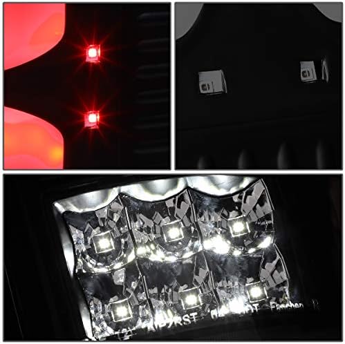 DNK MOTORING TL-F15004-LED-3D-BK-SM LED 3d rep Light Skupštine vozača & suvozačeva strana [kompatibilan sa 04-08 Ford F150 Lobo]