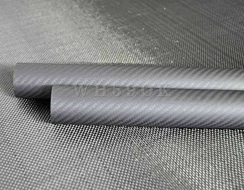 WHABEST 1pcs 3k Roll umotana cijev od karbonskih vlakana 114mm od X 110mm ID X 500mm puni ugljični