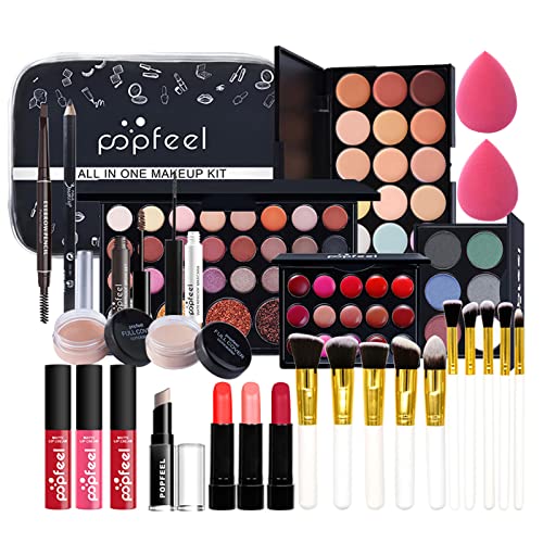 Joyeee sve-u-jednom Poklon Set za šminkanje putni komplet šminke kompletan Starter Makeup Bundle