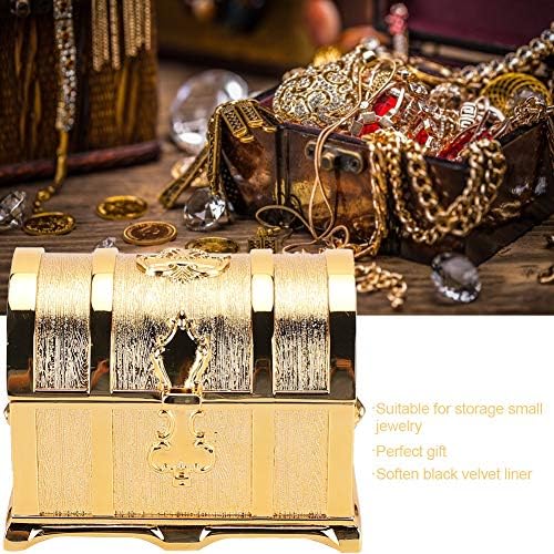 Zlatni evropski stil retro blagog nakita nakit piratskog stila nakit nakit nakit kutija ukrasna klasična kutija za odlaganje nakita za djevojke dame žene