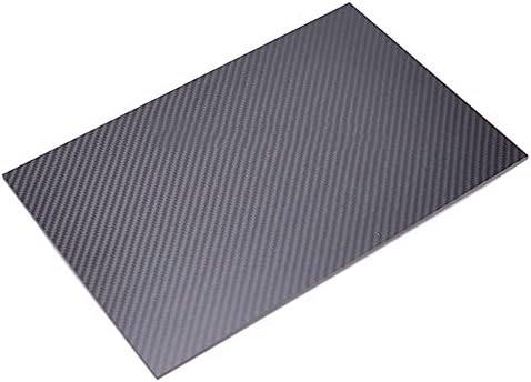 GOONSDS 3k ploča od karbonskih vlakana Materijal čiste karbonske ploče za RC UAV / igračke keper mat,30cm/11. 8inx50cm / 19. 7inx3mm