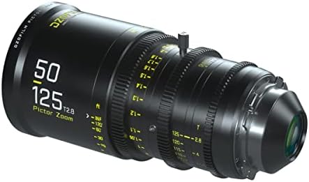 DZOFILM Pictor 50 - 125mm T2.8 Super35 Parfokalni Cine objektiv za pl nosač i Canon EF, Crni