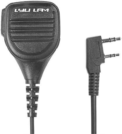 LYU LAM Heavy Speaker mic rameni mikrofon kompatibilan sa Baofeng Radio Pofung voki-tokijima UV-5R UV-5RA UV-5RE UV-5re UV-5re Plus BF-888S BF-88A BF-F8HP BF-H6 BF-9r UV-82 UV-82HP P10UV P11UV P15UV