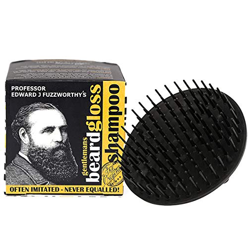 Profesor Fuzzworthy četka za šampon za bradu-2 pakovanja-Turbo Charge Healthy Faster Fuller Beard Growth | masažer za vlasište & masažer za bradu / Extra meke igle za kosu & amp; kontrola peruti brade & amp; rast brade