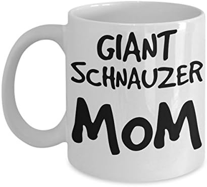 Giant Schnauzer mama šalica - bijela 11oz keramička čajna kafa - savršena za putovanja i poklone