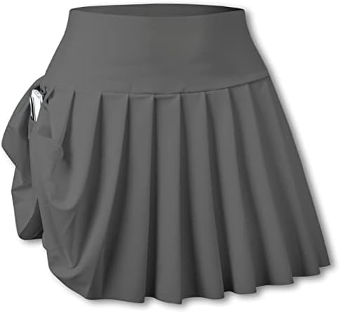 Sangtree Women nalena teniska suknja sa džepovima Djevojke Visoki struk Atletski golf Skorts, 2 godine - US 4XL