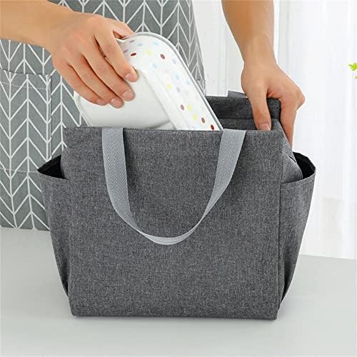 WYKDD prijenosni Zipper termalne torbe za ručak kutija za ručak piknik torba za hranu multifunkcionalna hladnjača