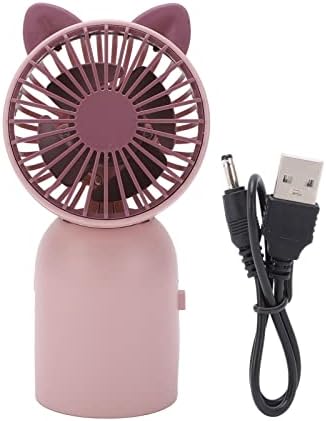 Ručni ventilator, sladak mačji izgled prijenosni mali ventilator USB punjenje Personal ventilator