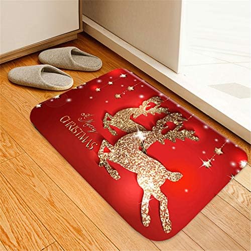 Shan-s božićne prostirke Neklizajuće podne tepihe u kupaonici Repet za božićnu drvcu Reindeer