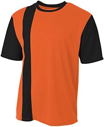 A4 Sportswear Soccer Front-Striped 2-Boja Vlage Wicking Lagani Prozračni Mrežasti Dres
