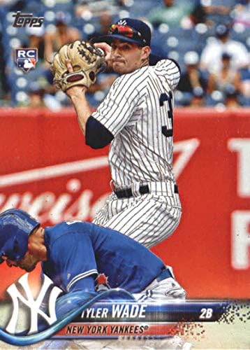 2018 Ažuriranje topps i istaknuti bejzbol serije # US173 Tyler Wade RC Rookie New York Yankees Službena MLB kartica za trgovanje