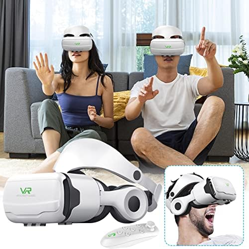 # FYXLUH Vr 3D naočare verzija slušalica za mobilne telefone kaciga za virtualnu stvarnost 3D filmske igre sa slušalicama Vr naočare Goggl