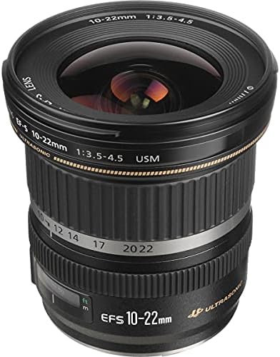 Canon EF-S 10-22MM F / 3.5-4.5 USM objektiv, paket sa prooptic 77 mm filter komplet, poklopac objektiva, komplet za čišćenje sočiva, mac softverski komplet, EW-83E HOOD