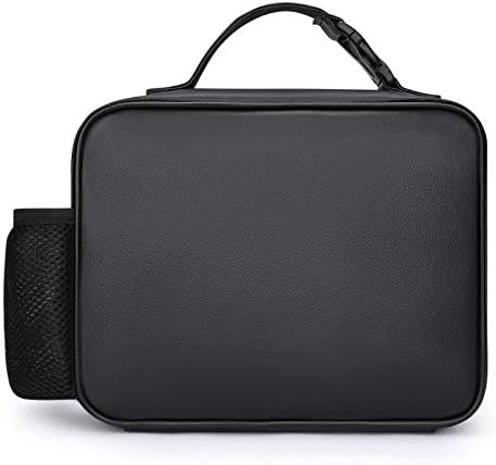 Kožna torba za ručak od crnih leptira za višekratnu upotrebu sa ručkom za višekratnu upotrebu za Kancelarijska izletnička putovanja