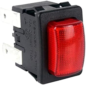 Preklopni prekidač 2kom crveni prekidač sa 4 igle PS21-16 električni dodirni prekidač 250V 15a Uključeno Isključeno