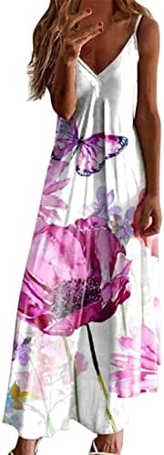 Ležerne haljine za žene Žene Ljeto Elegantne haljine bez rukava Ležerne prilike za ispis Sunduress Elegantne haljine žene