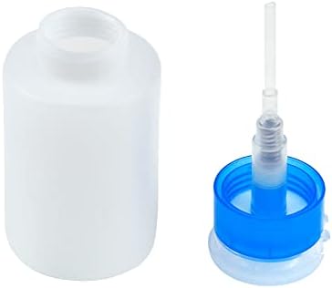 Crapyt dozator za alkohol sa pumpom za bočicu sa rastvaračem 3 pakovanje dozator od 180 ml pritisnite praznu bočicu za lak za nokte i sredstvo za uklanjanje šminke cilindrično 2,59×4,37