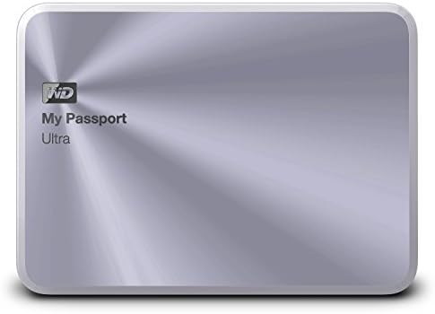 WD 1TB Silver My Passport Ultra Metal Edition Prijenosni vanjski tvrdi disk-USB 3.0-WDBTYH0010BSL-NESN