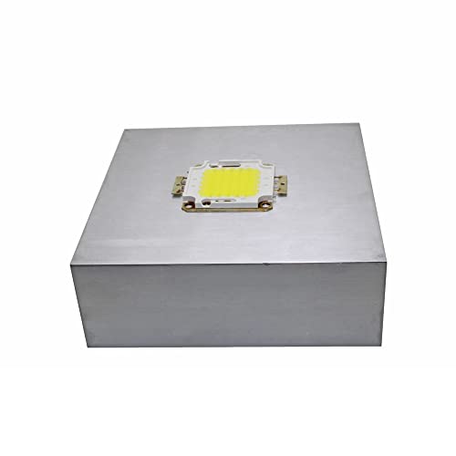 Veliki aluminijumski hladnjak 125 x 125 x 45mm / 4.92 x 4.92 x 1.77 inčni Hladnjaci za hlađenje hladnjaka za LED LCD čip elektronsko pojačalo tranzistor za disipaciju toplote
