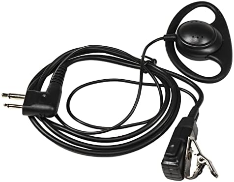 Hqrp 4-Pack d oblik slušalice PTT Mic kompatibilan sa Motorola GTI, GTX, LTS-2000, VL-130, PMR-446 + Hqrp Sun