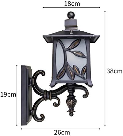 Czdyuf Europmeni stil Villa Vodootporna zidna svjetiljka Vanjska vodootporna zidna svjetiljka Vrtna svjetiljka