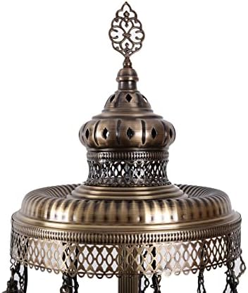 ASYLOVE turske lampe 9 globus mozaičke podne lampe, mozaik Stalna lampa 9 globus mozaik marokanske lampe podna lampa za ukrasne dom dizajn nude 5 inčni globus - ukupne visine 70 inča