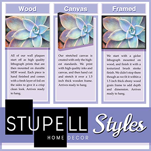 Stupell Industries mama i baby slonovi Zidna ploča Art, 10 x 0,5 x 15, ponosno izrađen u SAD-u
