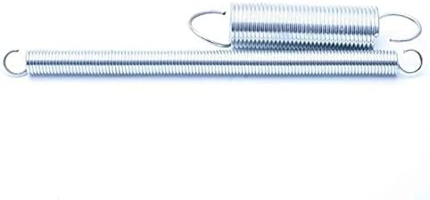 Kompresijske opruge ACCDUER opruge zatezna opruga sa kukom Bijela pocinčana žica prečnik 1,6 mm Spoljni prečnik 10 mm produžna dužina opruge 40-100 mm 5 kom kompresijska opruga