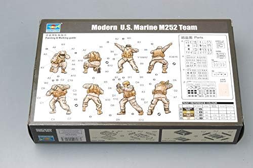 Trubač moderni američki Marine M252 timski set figura, skala 1/35, 4-Pakovanje