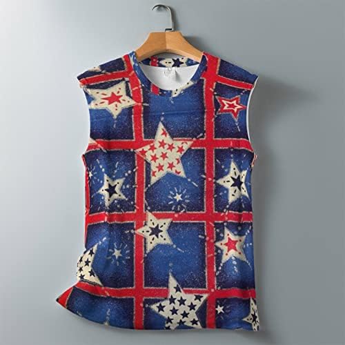 4. srpnja Košulje Žene Grafički tenk Najbolji Casual American zastava Bluze Stars Striped Print Prsluke -