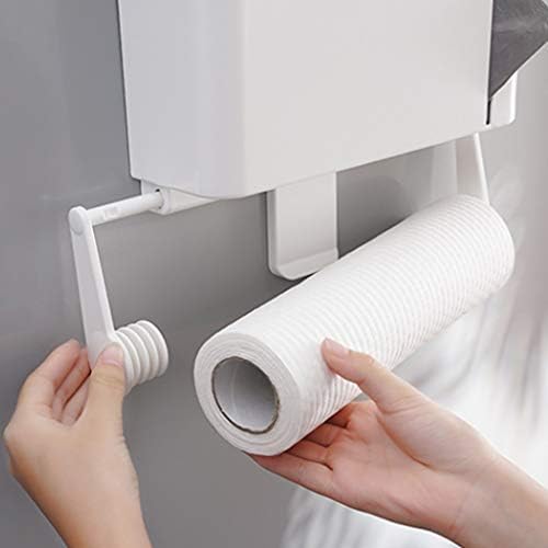 Gppzm multifunkcionalni držač toaletnog papira za kupatilo plastične maramice kutija za odlaganje zidni držač kuhinjske rolne polica vodootporna