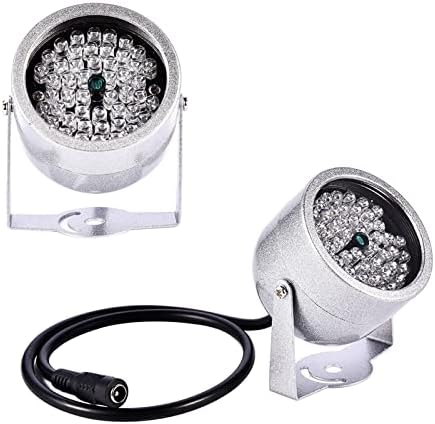 NofAner 48 LED svjetla, kamera IR lagana vodootporna infracrvena noćna svjetlost za sigurnosnu CCTV kameru, 48 LED IR svjetlo za unutarnju ili vanjsku svjetlost