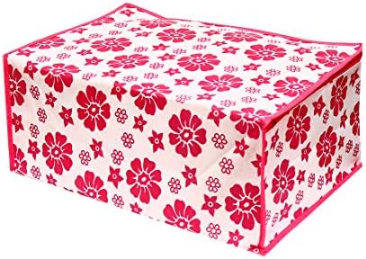 ANKIT INTERNATIONAL konfekcije Cover predstavlja netkani cvjetni print Saree Cover storage torbe za odjeću paket 6
