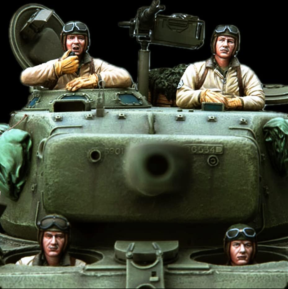 1/16 smola figura poprsje minijaturni model kit Drugog svjetskog rata američki tenk vojnik smola model