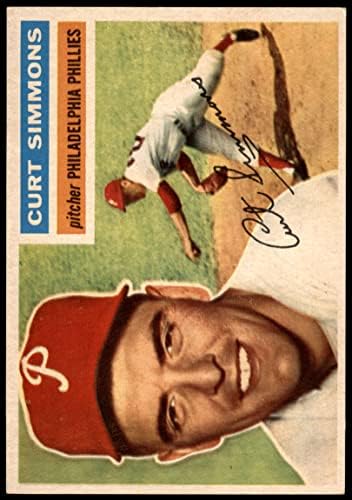1956 FAPPS 290 Curt Simmons Philadelphia Phillies Ex Phillies