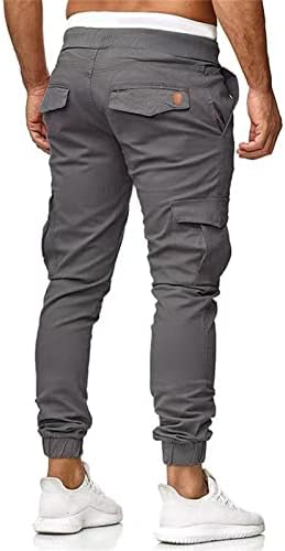Remelon casual pantalone muškarci modni elastični struk joggers teretni hlače sa džepovima Duksevi