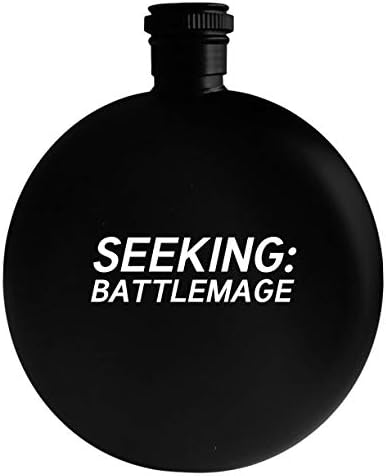 Tražim: Battlemage - 5oz okrugla tikvica za piće alkohola, Crna