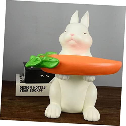 Prettyzoom Party Rabbit Trgovina ulaska ukrasna umjetnost Ogrlica Uskršnja tablica jelo sa ključevima Carrot