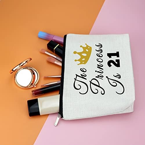 GFHZDMF 21-godisredni rođendanski pokloni za svoju kćer kozmetičku torbu Happy 21st rođendanski