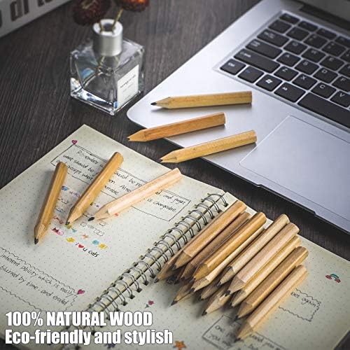 Zonon kratke trouglaste masne olovke Mini drvene trouglaste olovke Olovka za pisanje za početnike za vrtiće