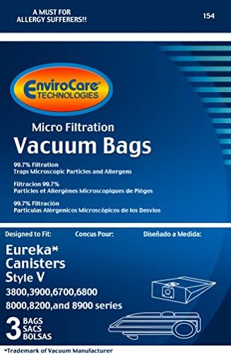 Envirocare zamjena mikro filtracijski usisivač vrećice za prašinu napravljene tako da odgovaraju