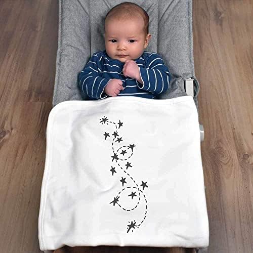 Azeeda 'zvjezdana staza' Pamučna beba pokrivača / šal