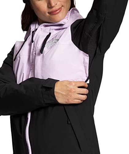 Sjeverno lice ženske skijaške jakne, lavanda magla / tnf crna, x-mala